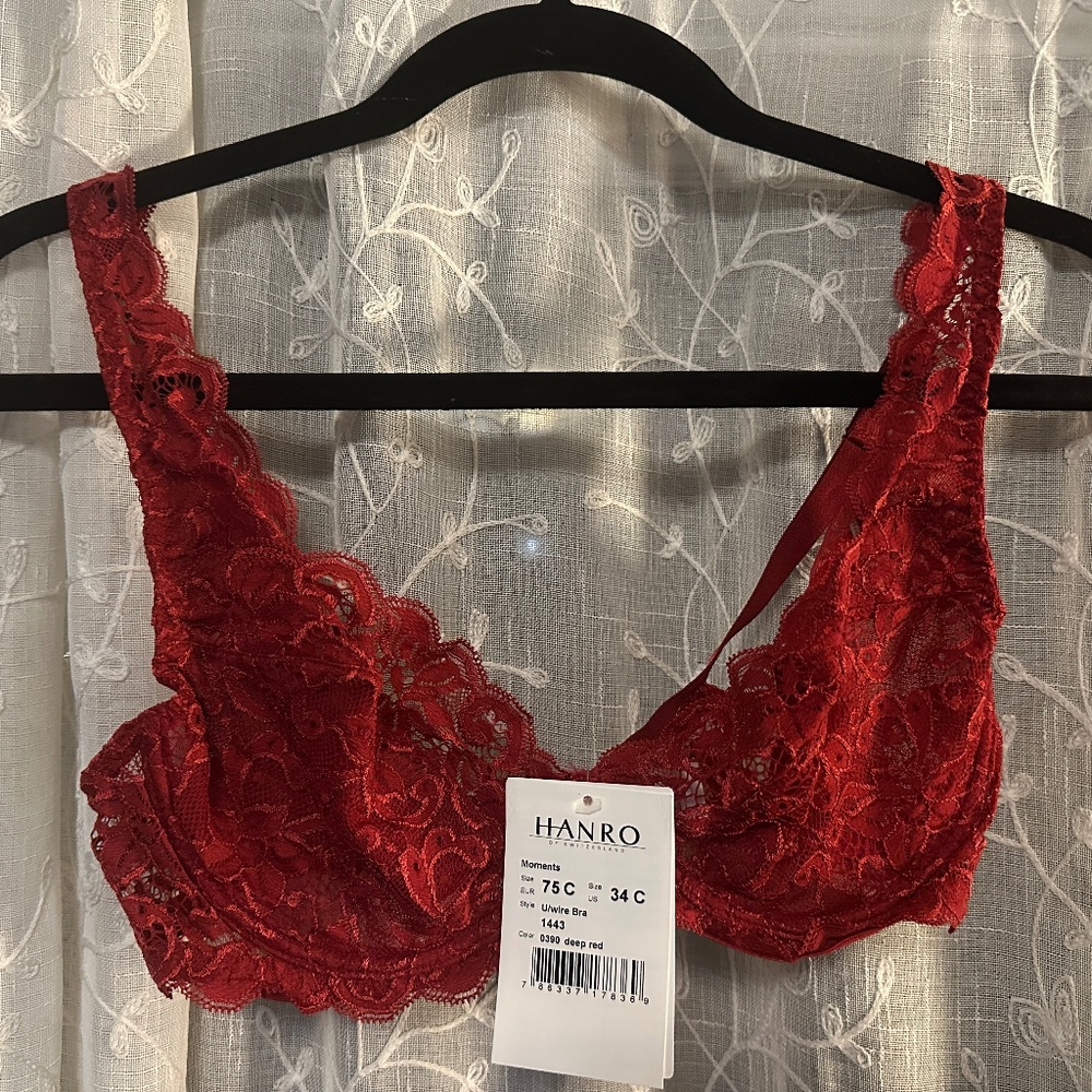 Hanro of Switzerland 34C Bra